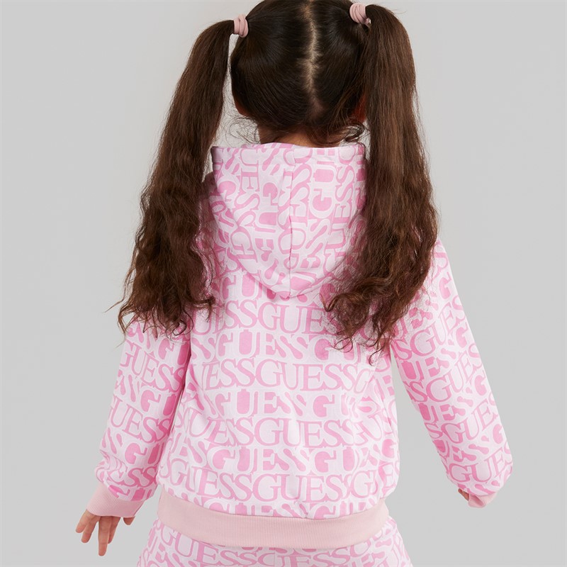 Guess Mädchen Hoodie Logo Fuchsia