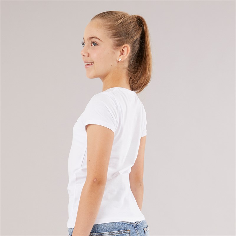 Guess Mädchen T Shirt Pure White