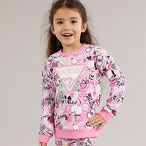 Guess Meisjes sweater Sticker Collage