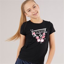 Guess Meisjes T-shirt Jet Black A996