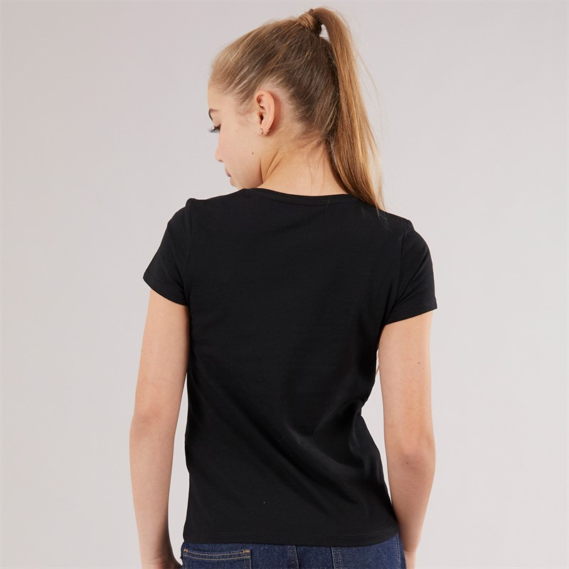 Guess Mädchen T Shirt Jet Black A996