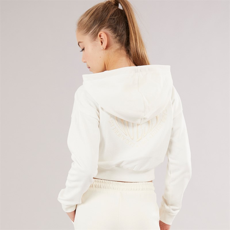 Guess Mädchen Hoodie Cream White