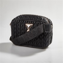 Guess Girls Quilted Bag Jet Black A996