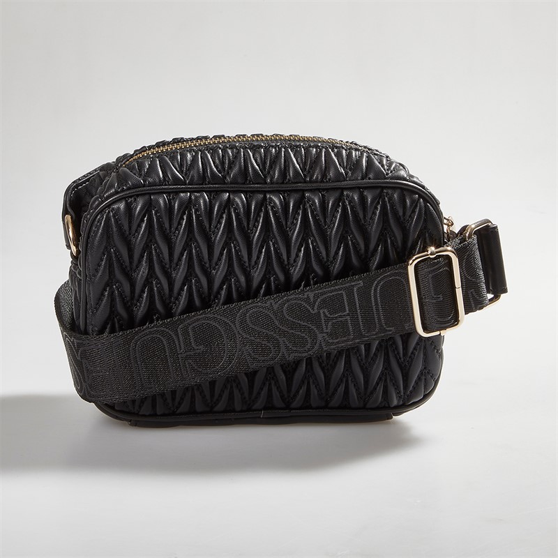 Guess Girls Quilted Bag Jet Black A996