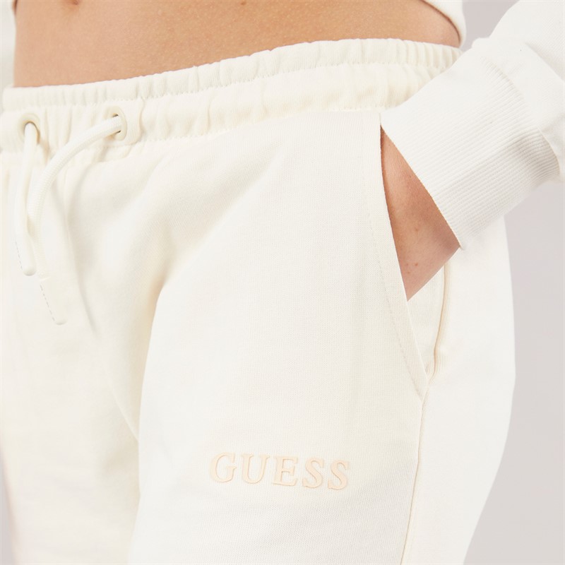 Guess Mädchen Jogginghosen Cream White