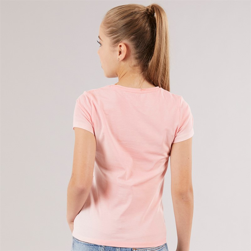 Guess Mädchen T Shirt Cotton Candy Pink