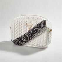Guess Girls Quilted Bag Cream White