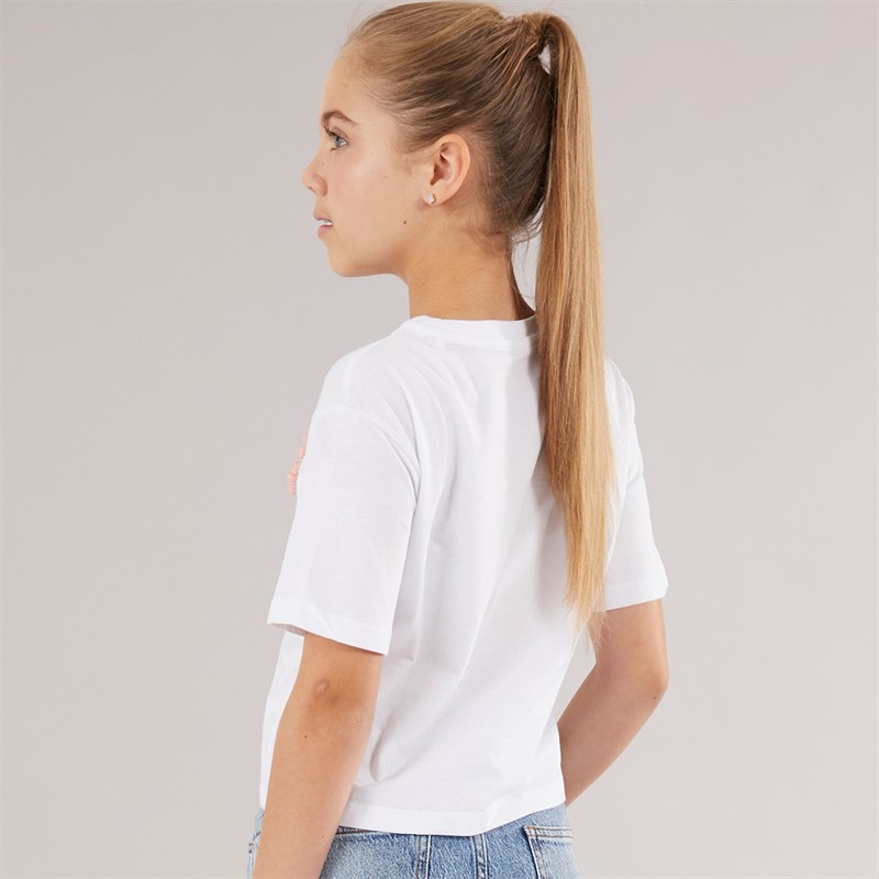 Guess Mädchen T Shirt Pure White