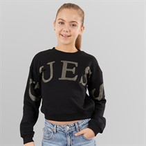 Guess Girls Sweatshirt Jet Black A996