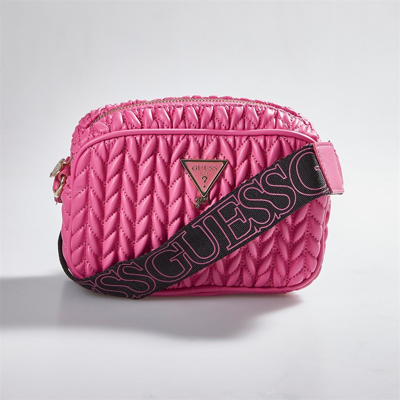 Guess Girls Quilted Bag Raspberry Slush