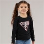 Guess T-shirt z długim rękawem dla dziewczynki kolor Jet Black A996