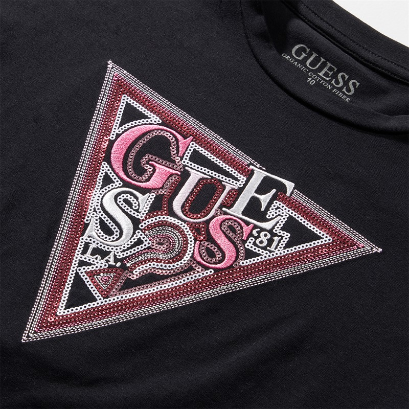 Guess Girls T-Shirt Jet Black A996