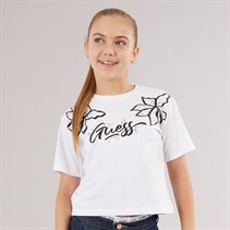 Guess Meisjes T-shirt Pure White