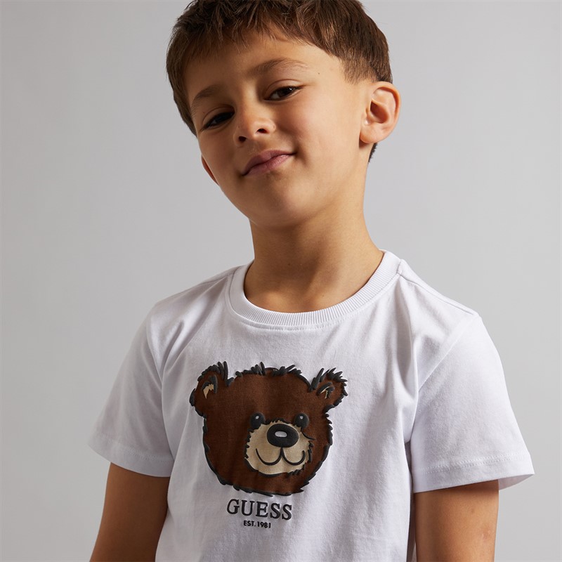 Guess Junge T Shirt Pure White