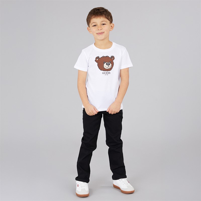 Guess Junge T Shirt Pure White