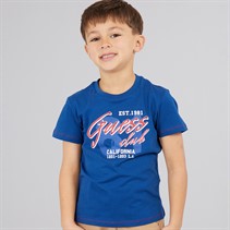 Guess Jongens T-shirt Blue Lily