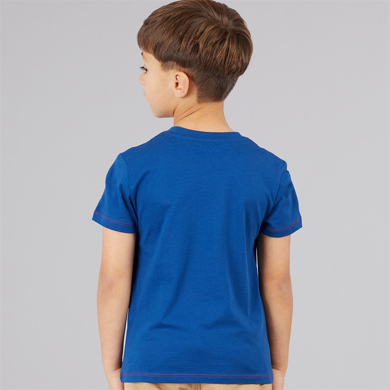 Guess Junge T Shirt Blue Lily