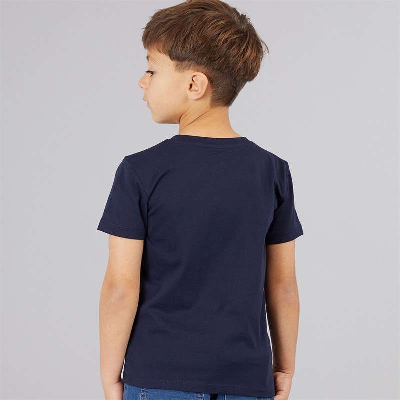 Guess T-shirt dla chłopca kolor Smart Blue