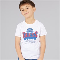 Guess Jongens T-shirt Pure White