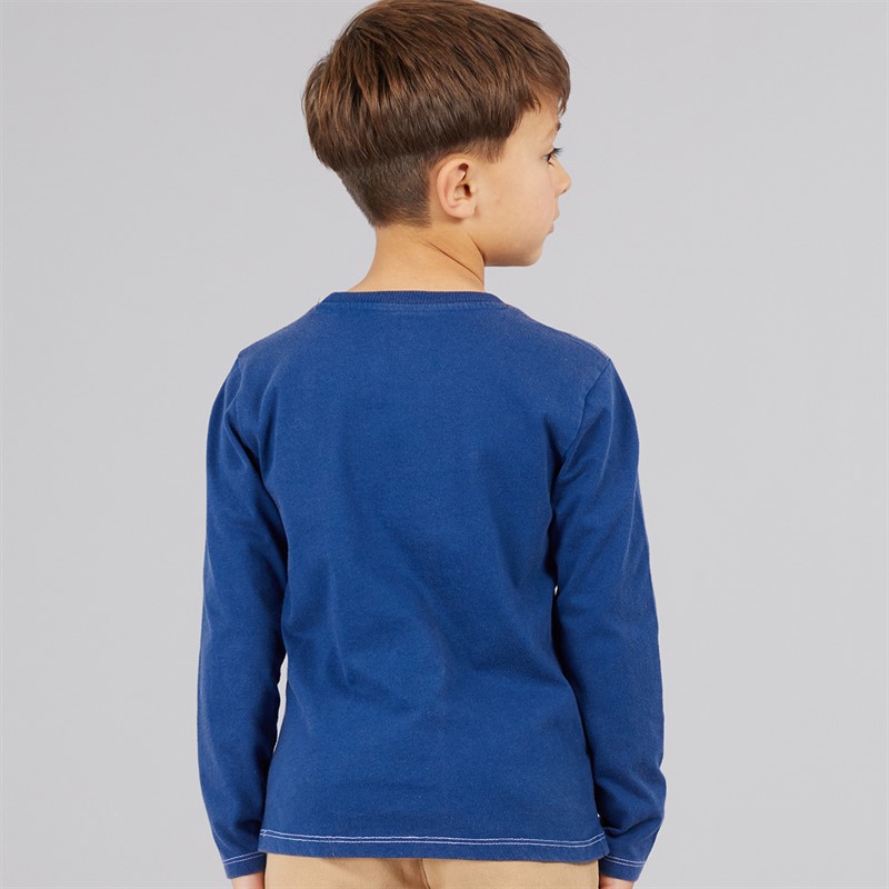 Guess Junge T Shirt Blue Lily