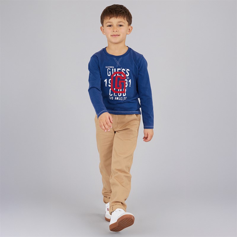 Guess Junge T Shirt Blue Lily