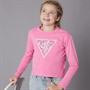 Guess Girls Long Sleeve T-Shirt Pink
