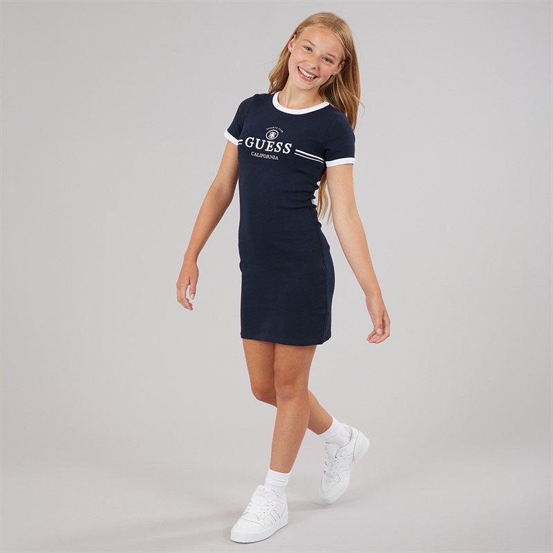 Guess Girls Minime Dress Daring Ocean