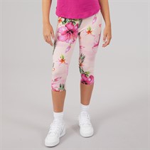 Guess Girls Capri Leggings Hibiscus Oasis