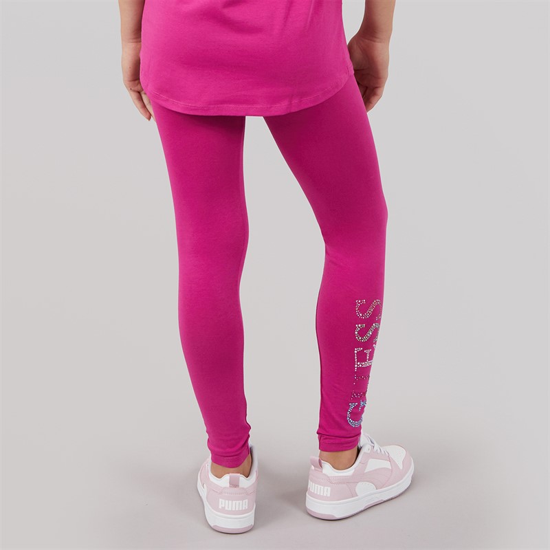 Guess Girls Leggings Purple Dragonfruit