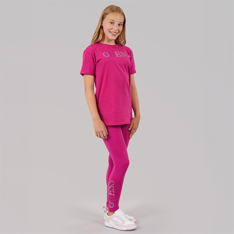 Guess Girls T-Shirt Purple Dragonfruit
