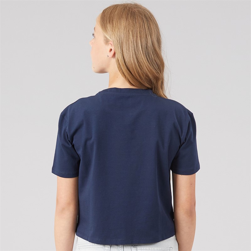 Guess Girls Boxy T-Shirt Suiting Blue