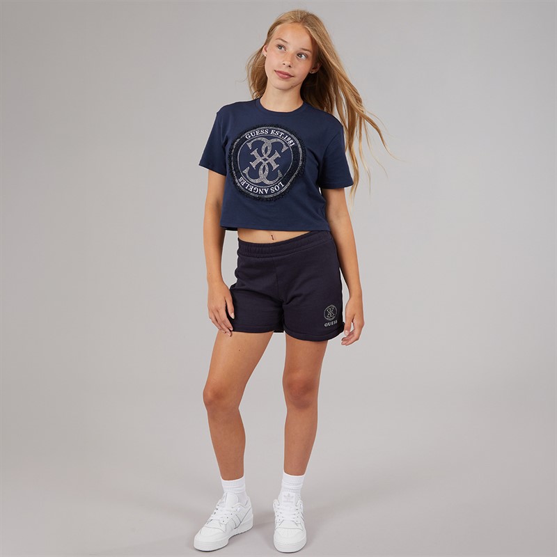 Guess Girls Midi T-Shirt Suiting Blue