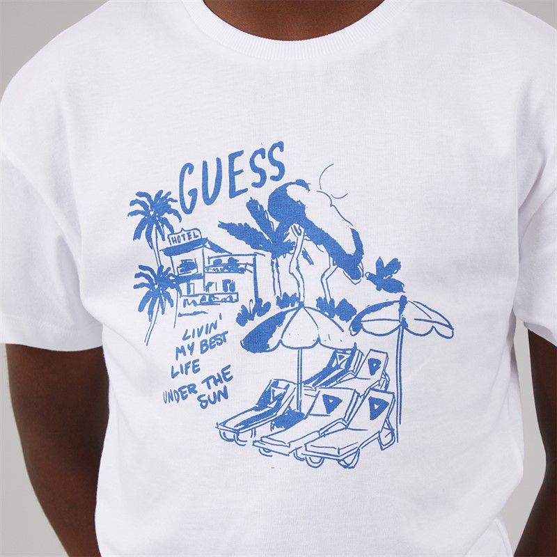 Guess Junge T-Shirt Pure White