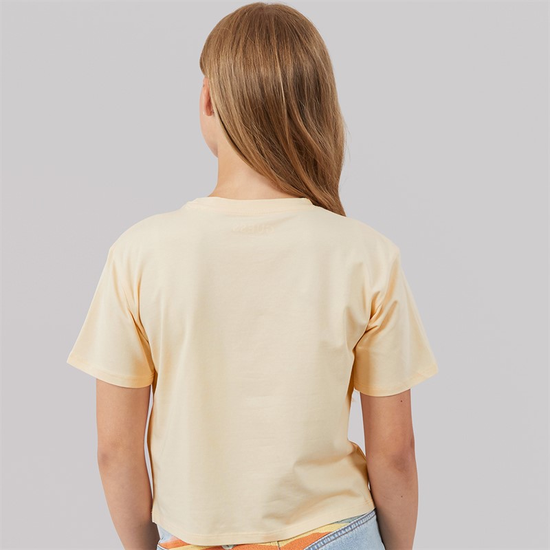 Guess Girls Boxy T-Shirt Broderie Vanilla