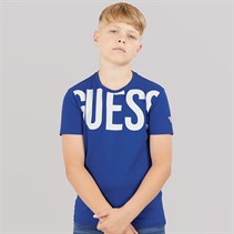 Guess Boys Minime T-Shirt Florescent Blue