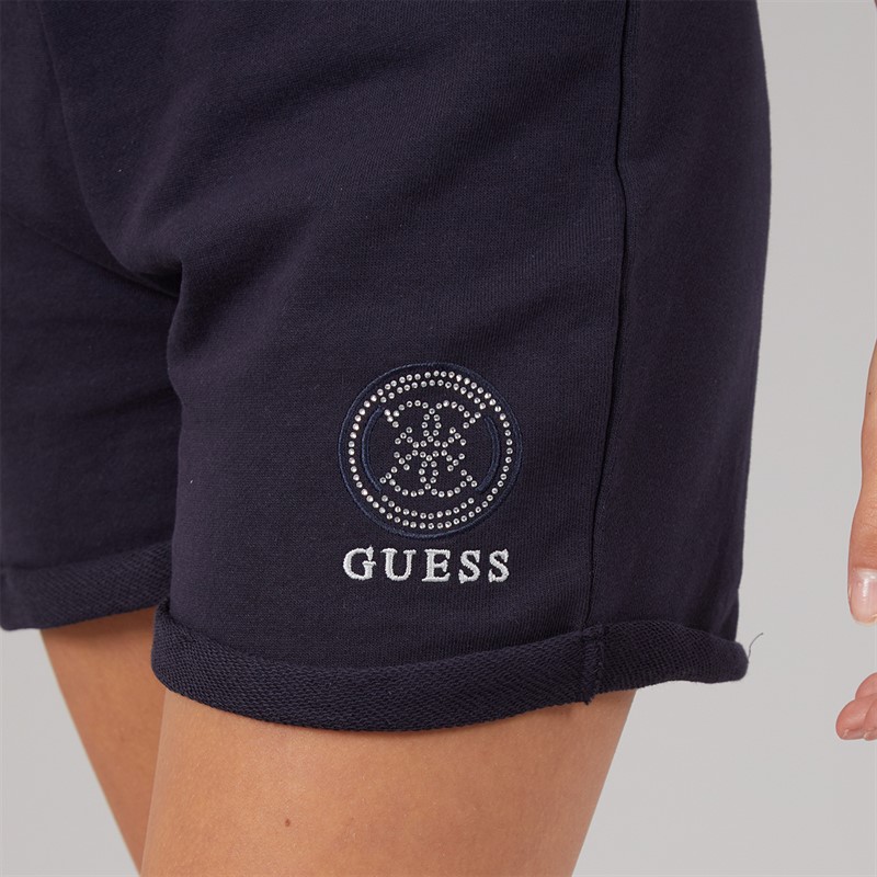 Guess Girls French Terry Shorts Suiting Blue