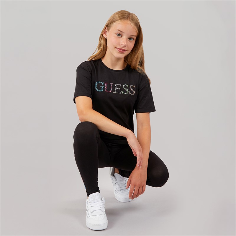 Guess Girls T-Shirt Jet Black A996
