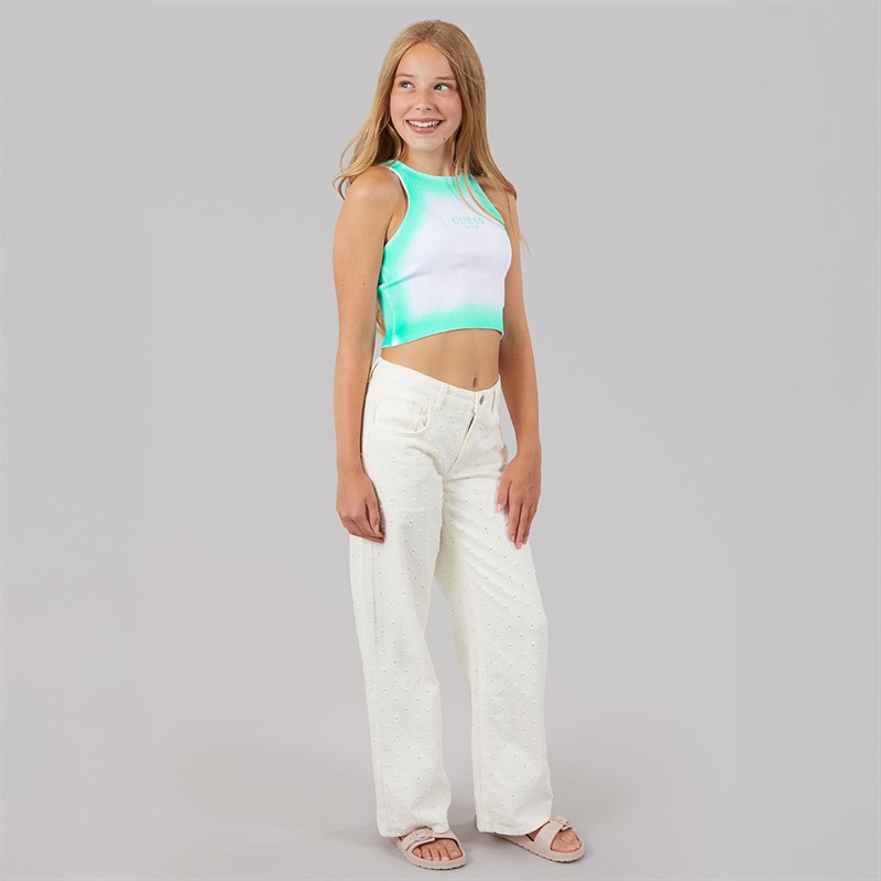 Guess Girls Vest Peaceful Green