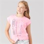 Guess Girls Midi Boxy T-Shirt Taffy Rose