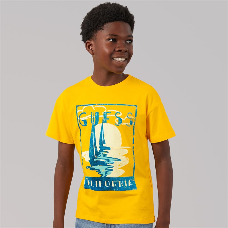 Guess Boys T-Shirt Rich Yellow