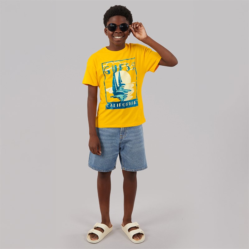 Guess Boys T-Shirt Rich Yellow