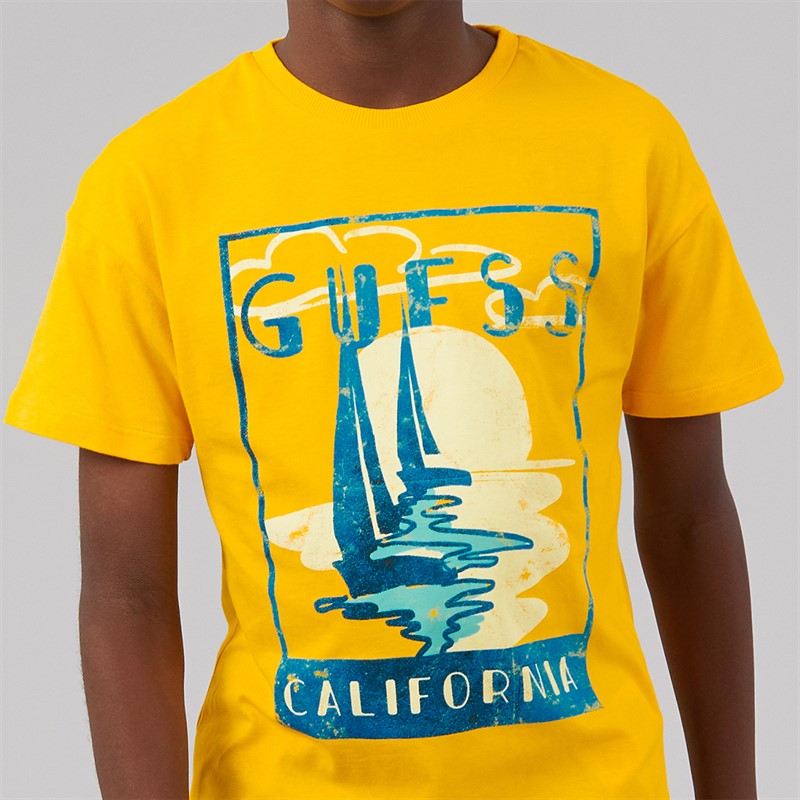 Guess Boys T-Shirt Rich Yellow
