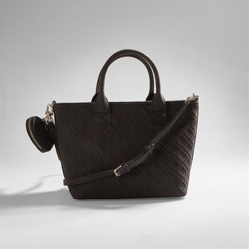 Guess Girls Debossed Tote Bag Jet Black A996