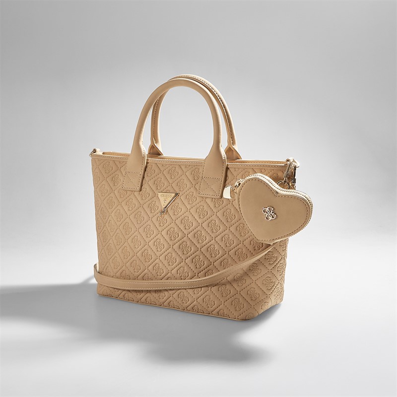 Guess Girls Debossed Tote Bag Summer Clay