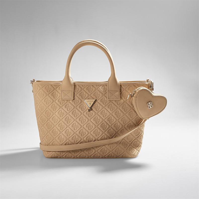 Guess Girls Debossed Tote Bag Summer Clay