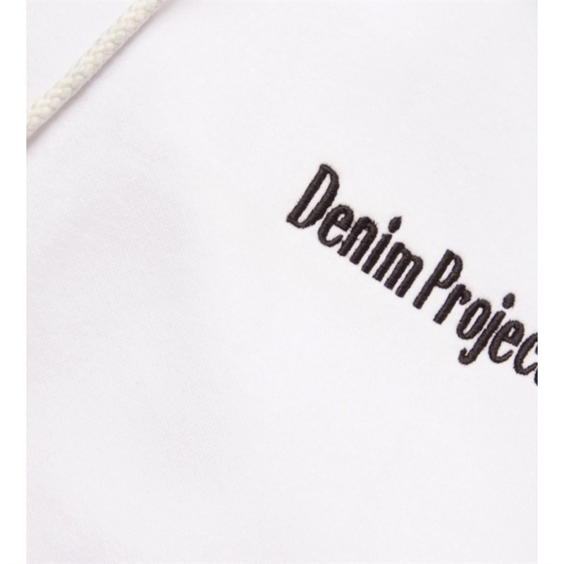 Denim Project Dame Naja Relax Hoodie W010 Hvid