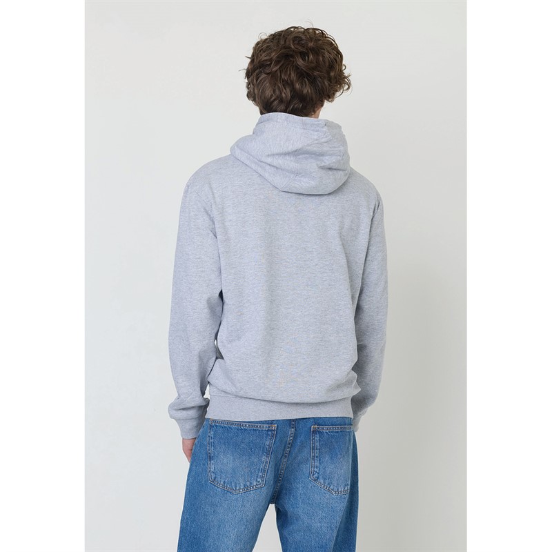 Denim Project Cardigan zippé basique Homme Gris Chiné 067