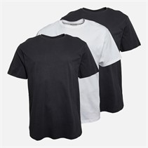 Denim Project lot de Trois T-Shirts Homme Noirs et Blancs