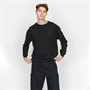 Denim Project Herre Panda Oversized Langærmet T-Shirt 001 Sort