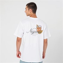 Denim Project Herren Negroni T Shirt 130 Optic White